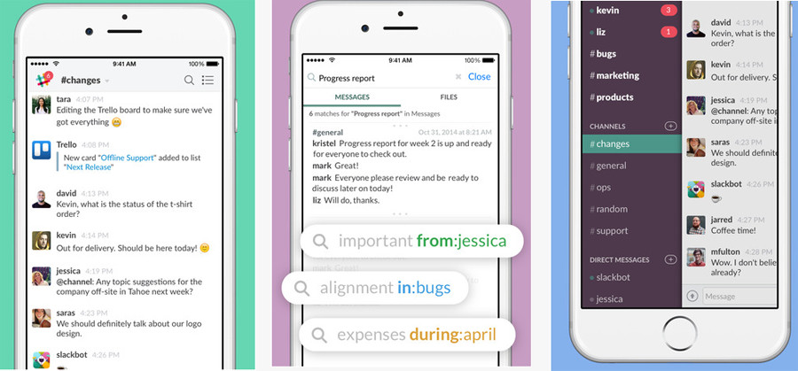 Микровзаимодействия в Slack