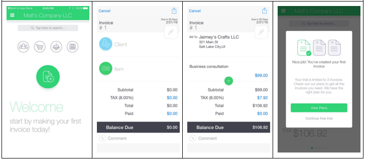 Первые шаги в приложении