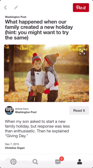 Pinterest without AMP