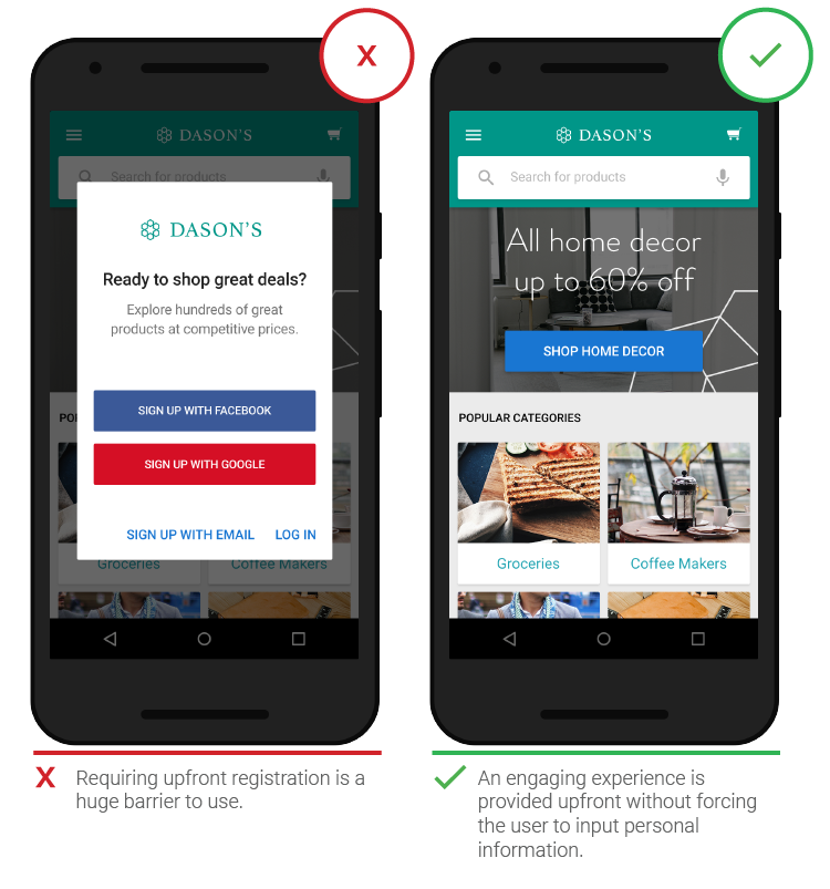 Предложение зарегистрироваться