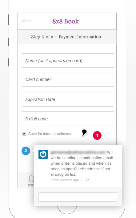 Отправка подтверждения заказа на электронную почту