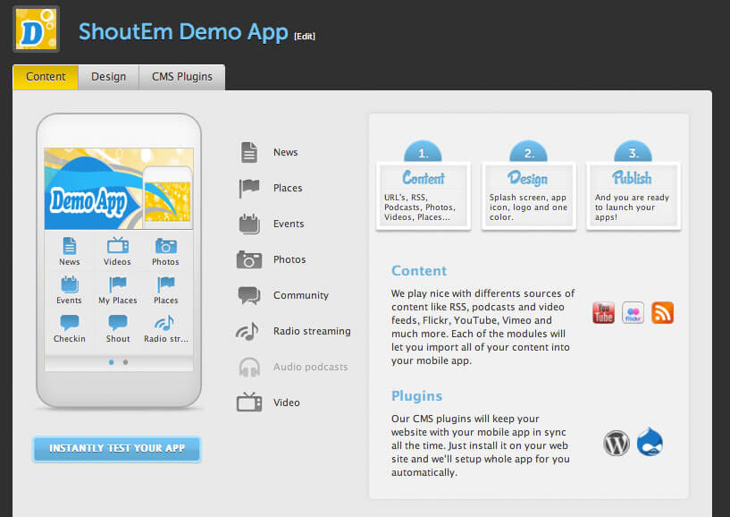 Shoutem — Apple среди конструкторов приложений