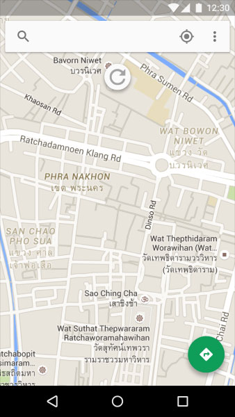 Swipe to Refresh не стоит использовать для карт Swipe to Refresh не стоит использовать для карт