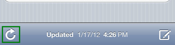 Кнопка обновления для приложения iOS Кнопка обновления для приложения iOS