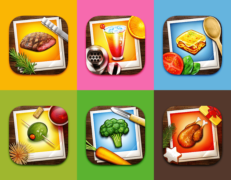 Иконка должна соответствовать общей цветовой гамме и языку дизайна.