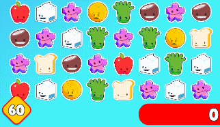 Каждое совпадение должно добавлять новое количество очков в красном поле. unity android создать игру