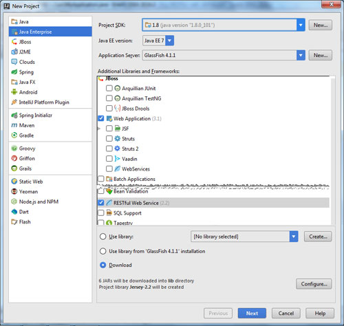 restful настройка